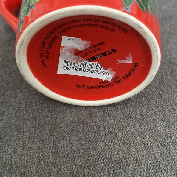 Collector Christmas tall 2020 red Starbucks beverage tea coffee mug cup - Picture 4 of 4